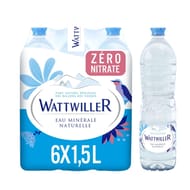 Wattwiller eau minérale naturelle plate 6x1,5L