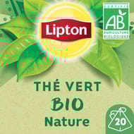 Lipton thé vert bio nature x20s - 28g