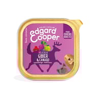 Edgard & cooper barquette pour chien adulte gibier et canard 100g
