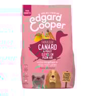 Edgard & cooper croquette pour chiot canard et poulet 1kg