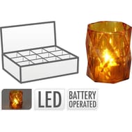 Lampe led à poser 6 cm ambre