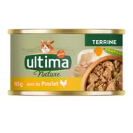 Ultima nature mono conserve repas chat poulet - 85 g