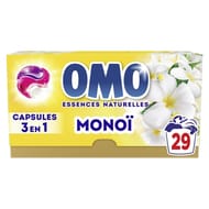 Omo lessive capsules 3en1 oui pour tahiti 29 lavages 0.502kg