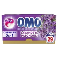 Omo lessive capsules 3en1 j'ai rêvé du sud 29 lavages 0.502kg