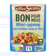 William Saurin mini penne aux tomates olives et thon bon pour nous 300g