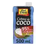 Real thaï crème de coco uht  500ml