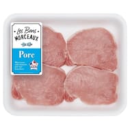 Côte de porc sans os x4 400g