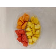 Trio ananas melon pastèque