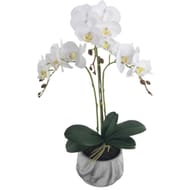 Orchidée artificielle en pot 55cm rose