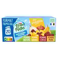 Pom'Potes compotes gourdes multivariétés les inédits 20x90g