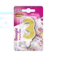 Vahiné bougie chiffre N°3 blister