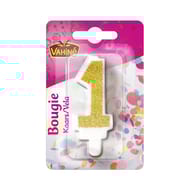 Vahiné bougie chiffre un blister