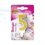 Vahiné bougie chiffre 5