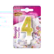 Vahiné bougie chiffre quatre blister