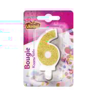 Vahiné bougie chiffre 6