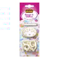 Vahiné bougies et chiffres anniversaire
