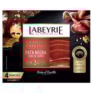 Labeyrie jambon pata negra grande tradition 24 mois d'affinage 4 tranches 60g