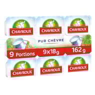 Chavroux nature 9 portions 15%mg 162g
