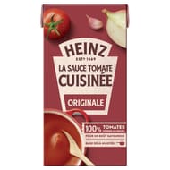 Heinz sauce tomate cuisinée ail et oignons 520g brique