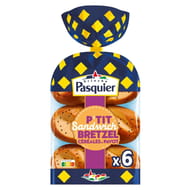 Brioche Pasquier 6 pains façon bretzel céréales & pavot 270g