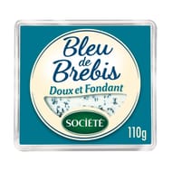Société bleu de brebis au lait de brebis pasteurisé  34%mg 110g