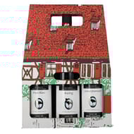 Coffret Maisonnette Alsace Blanc Riesling Pinot Blanc Gewurztraminer 14% Vol.3x75 cl