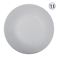 Assiette plate jeanne blanche 25 cm
