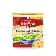 Entremont rapé emmental francais extra fin 300g + 34% offert