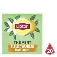 Lipton thé vert fleur d'oranger et mandarine x20 30g