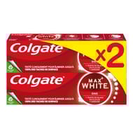 Colgate blancheur dentifrice 1 teinte 2x75ml