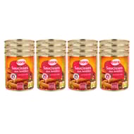 Cora saucisses aux lentilles pur porc français lot de 12 10080g