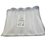 8 flûtes pp transparent 13cl réutilisables incassables