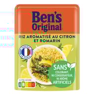 Ben's original riz micro ondable citron et romarin 2 mn 220g
