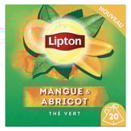 Lipton the vert mangue abricot x20s - 32g