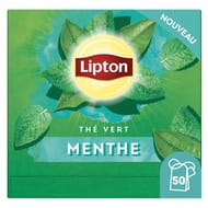 Lipton the vert menthe origine asie x50 80g