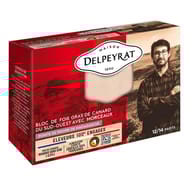 Delpeyrat bloc de foie gras de canard 30% morceaux au poivre de Madagascar 400g