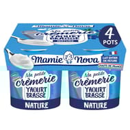 Mamie nova petite crèmerie yaourt nature 4x135g