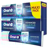 Oral-b dentifrice pro-expert advanced science nettoyage intense 2x75ml