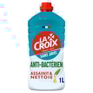 La croix sans javel flacon nettoyant ménager anti-bactérien huile essentielle sauge 1l