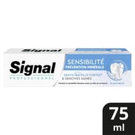 Signal pro dentifrice sensibilité protection minéral blancheur 75ml