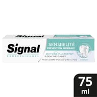 Signal pro dentifrice tube sensibilité protection minéral complet 75ml