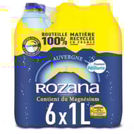 Rozana eau naturelle naturellement gazeuse 6 x 1l
