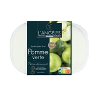 L'Angelys sorbet plein fruit pomme verte bac 750ml - 500g