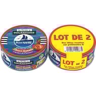 Petit navire miettes de thon sauce tomate et herbes de provence 160gx2