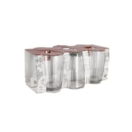 Lot de 6 gobelets linea 20cl en verre transparent