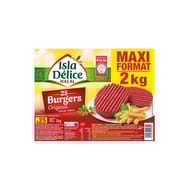 Isla Délice 25 burgers original halal maxi format 2kg