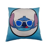 Coussin double face lilo et stitch  stitch avec lunette de soleil (40x40cm)