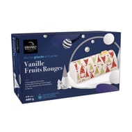Erhard bûche glacée artisanale vanille fruits rouges 6/8 parts 480g