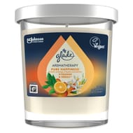 Glade aromathérapie bougie pure happiness orange & néroli sans huile de palme