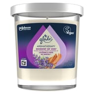 Glade aromatherapy bougie moment of zen lavande & bois de santal sans huile de palme
